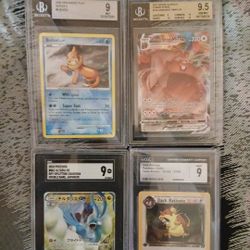Pokémon TCG Graded 9 Lot (Beckett & CGC) 