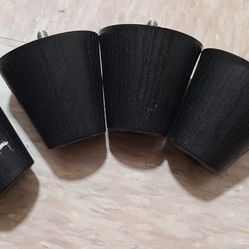 Black Plastic Furniture Legs