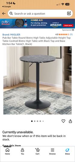 New bistro high table