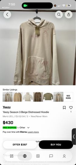 yeezy season hoodie