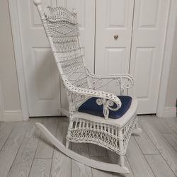 Antique Wicker Rocker