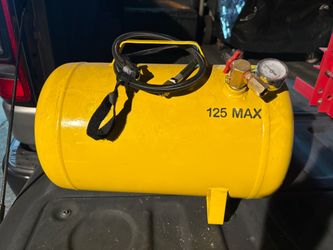 Portable Air Tank 125 MAX PSI Yellow
