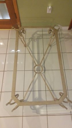 Coffee and side modern iron glass tables