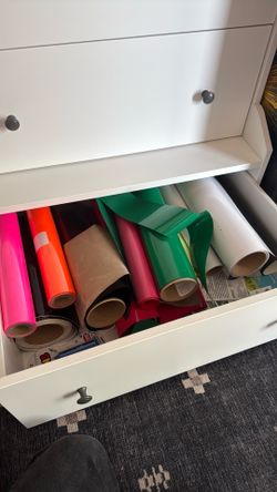 Lots of vinyl for cricut maker or other craft things.