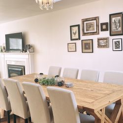8 Person Dining Table 