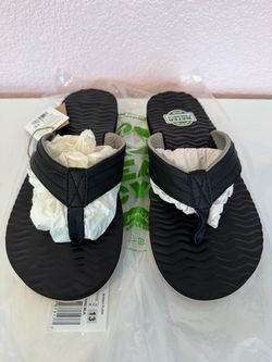 Sanuk Ziggy Plush Flip Flops Size 13