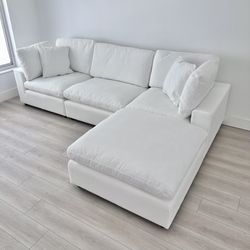 NEW White Cloud Couch Sectional Sofa