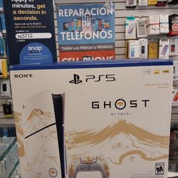 👻PS5 GHOST👻--1TB,4k,120,edición limitada. Pago inicial de $39.00. Llévatelo a casa el mismo día. 