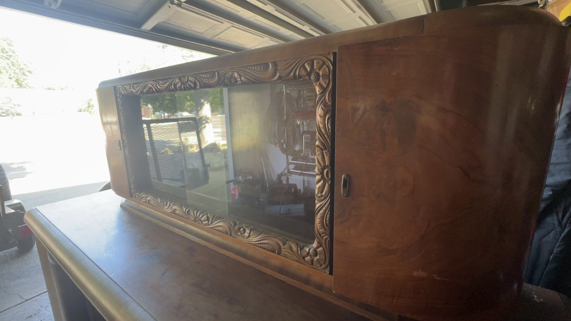 20th Century German Buffet Cabinet/Table