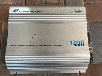 Vintage Power Acoustik Ps4-1(contact info removed)W Untested Parts Repair amplifier car audio