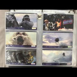 2-Star Wars Widevision Trading Card Sets Complete in pages. “Empire Strikes Back” & “Return of the Jedi”!!!😎
