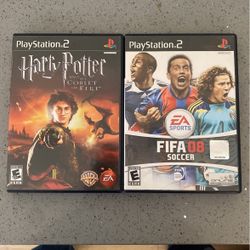 PS2 Harry’s Potter, and FIFA 08