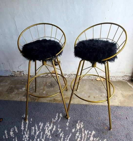Gold Bar Stools