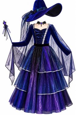 Deluxe Witch Halloween Costume Set