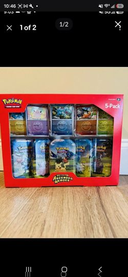 Pokémon Ascended Heroes Mini Tins 5 Pack
