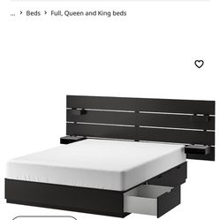 King Storage Bed 