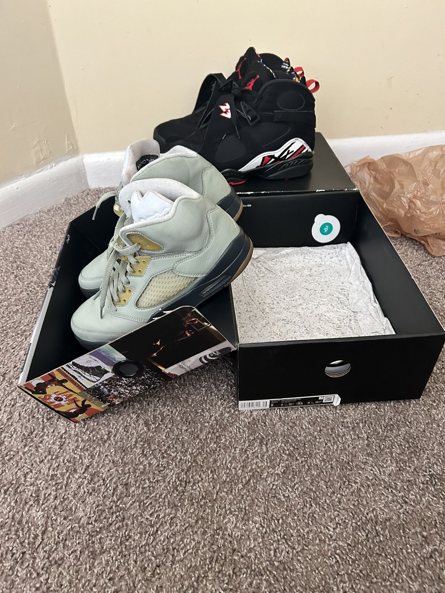 Air Jordan 5 jade 2022 Size 8 $110 OBO