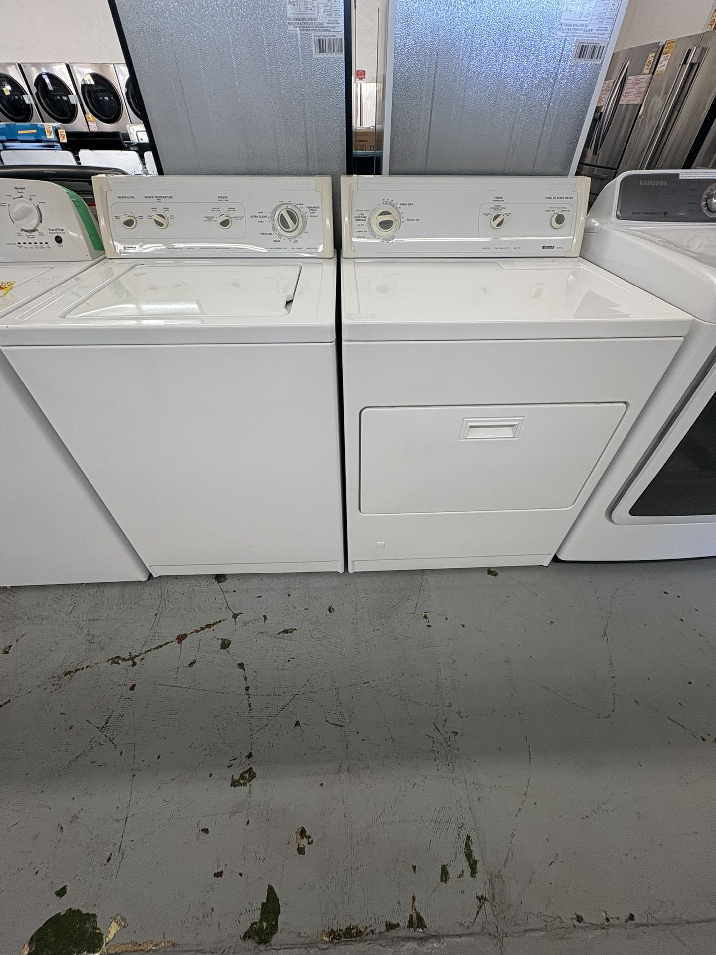 Used Kenmore Set Washer And Dryer Gas / 3 Months Warranty 
