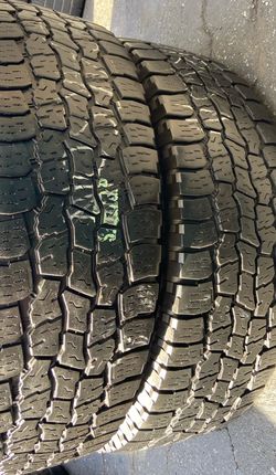 2 Llantas Usadas Open Range All Terrain Lt 285/75/18 $140 el par