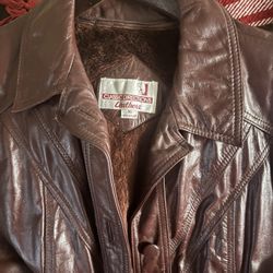 Ladies Leather  Trench Coat 300 Dollars 