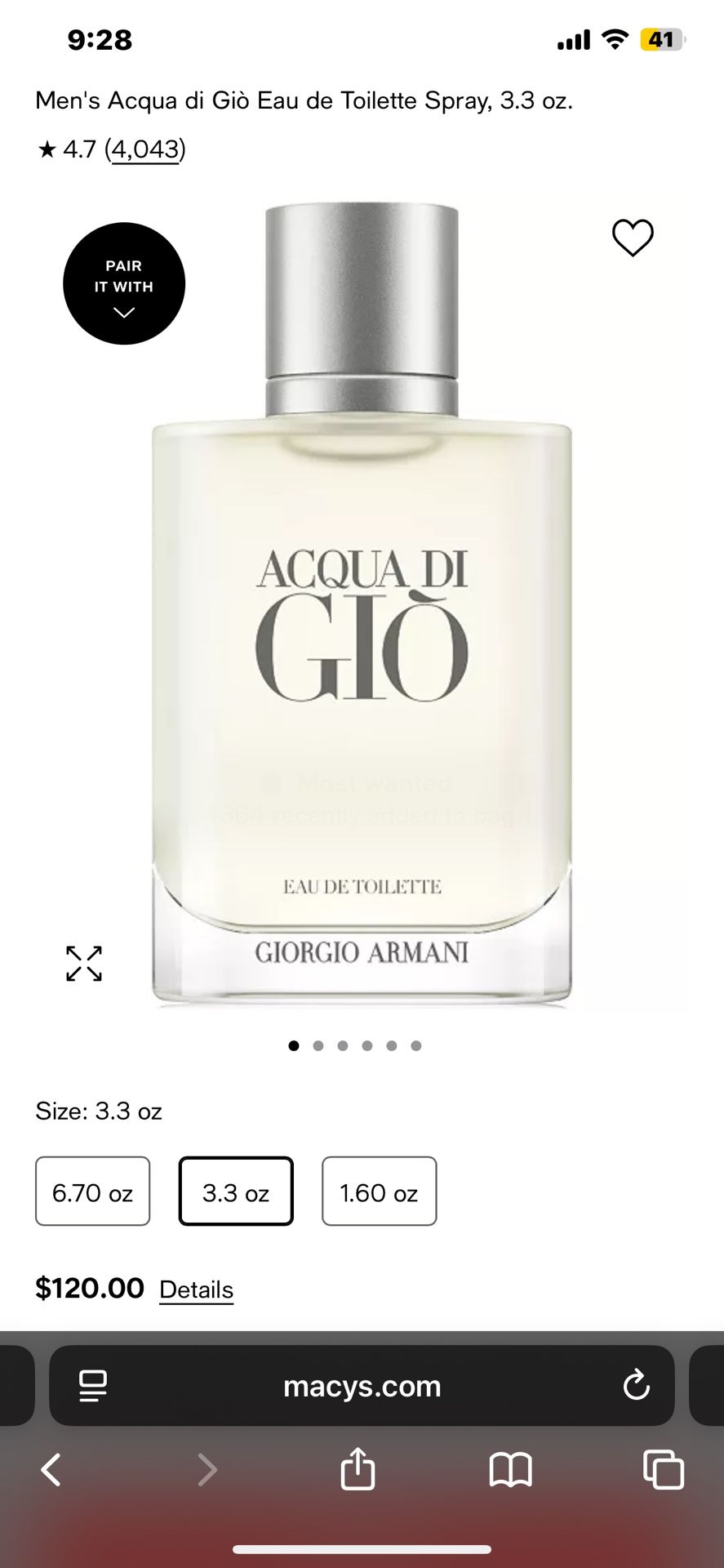 Giorgio Armani Acqua Di Gio