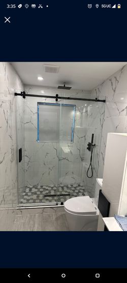 Shower Tiles And Doors (Read Down Below)