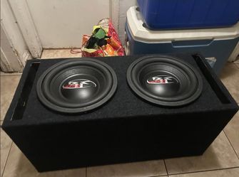 12” HX2 Rockford Fosgate subs with box