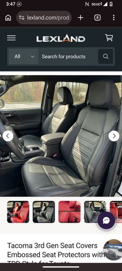 Toyota Tacoma nape leather seat covers 21-25