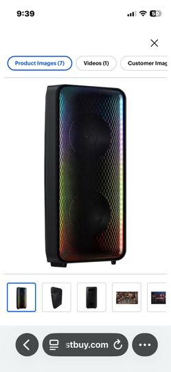 Samsung - MX-ST40B Sound Tower Party Speaker
