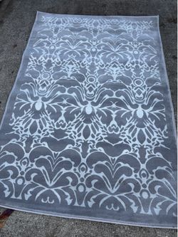 5x7’ At Home Gray Area Rug!