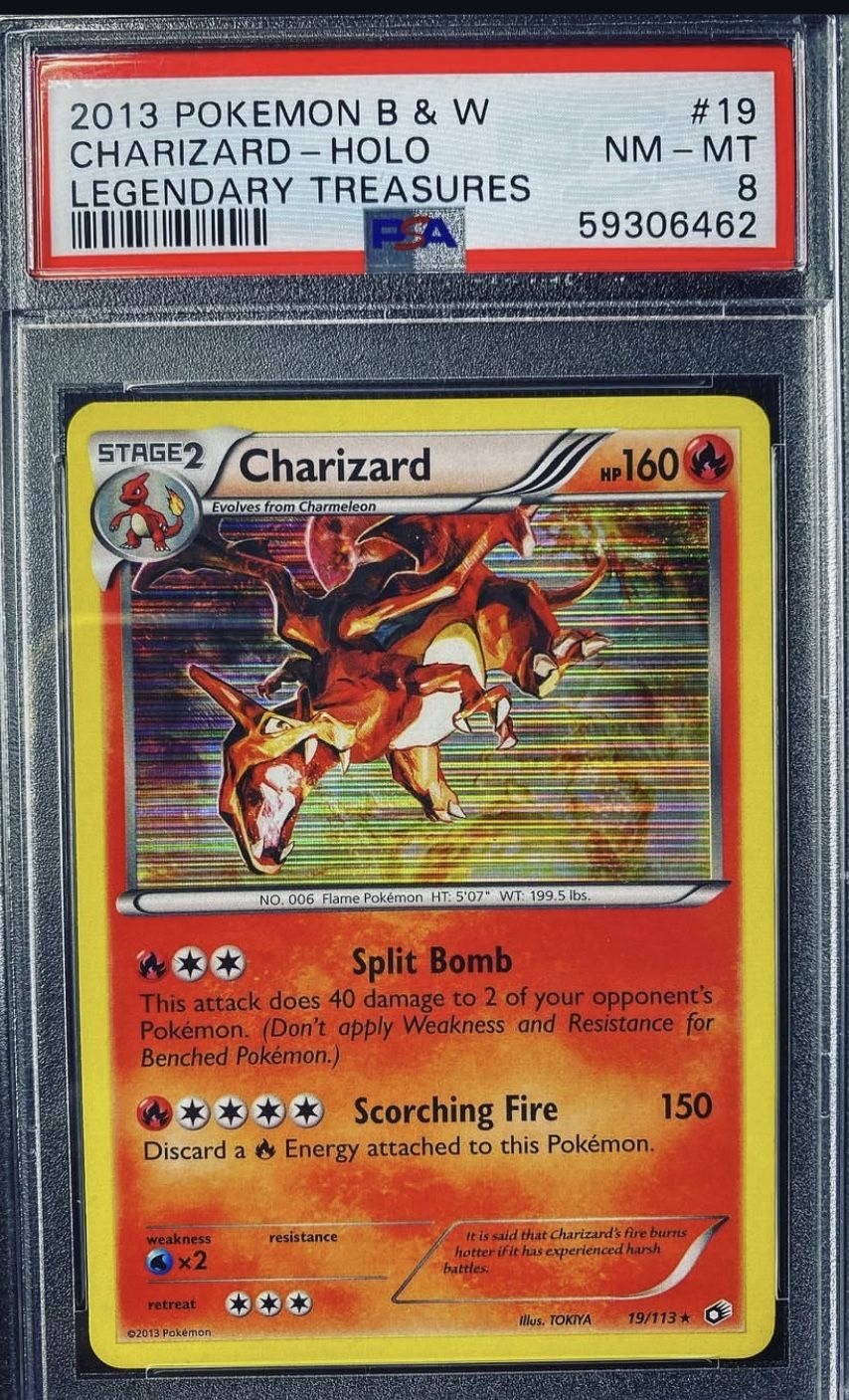 Radiant Charizard Legendary Treasures