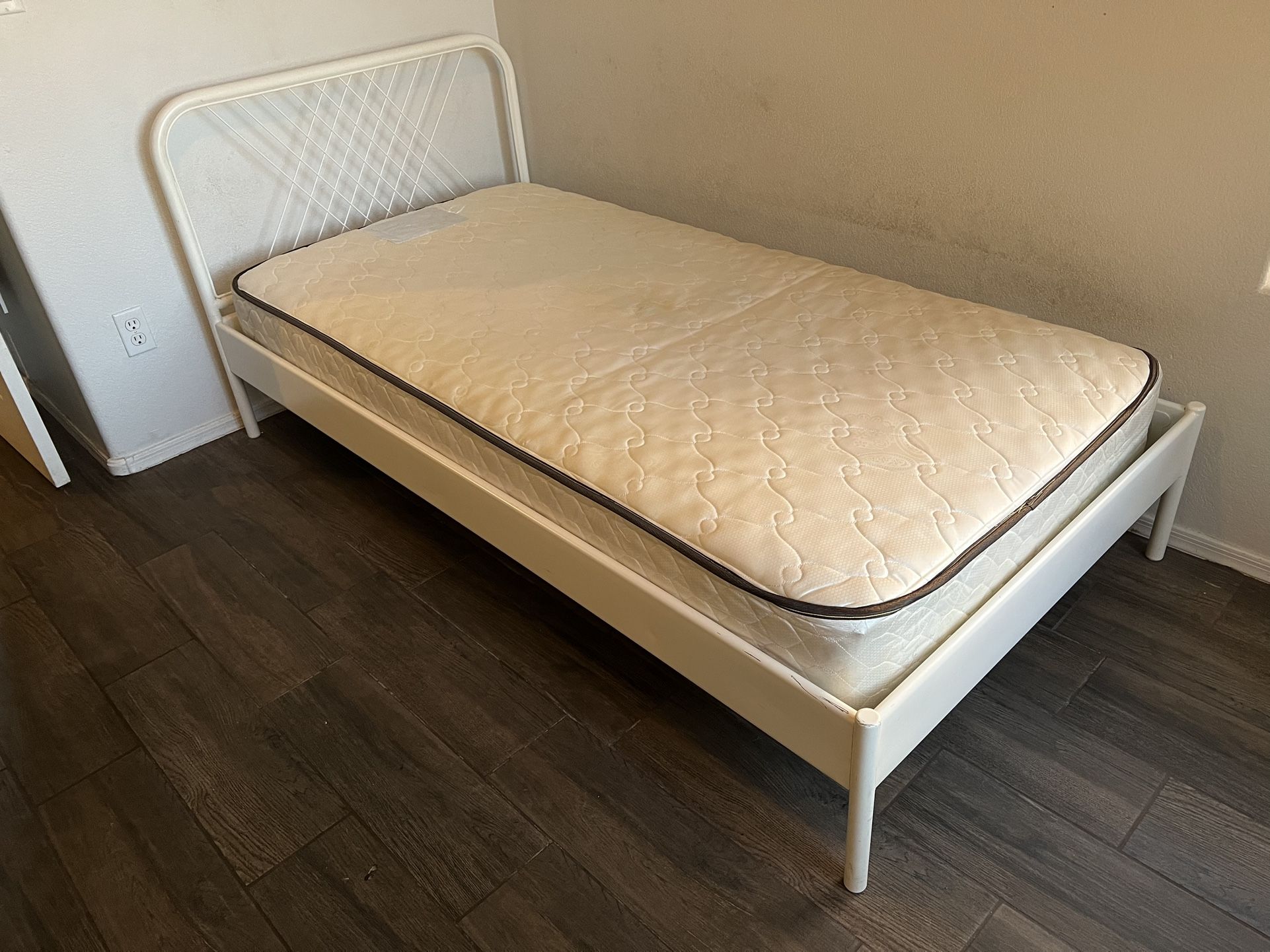Twin Bed Frame With Mattress