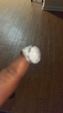 Size 9 Genuine VVS Moisianite Ring