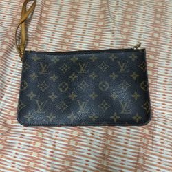 Louis Vuitton Wrist Pouch Zipper Clutch Bag