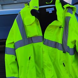 XL Rain And Reflective Jacket