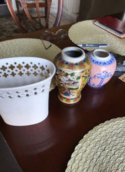 Your choice $10 each vases