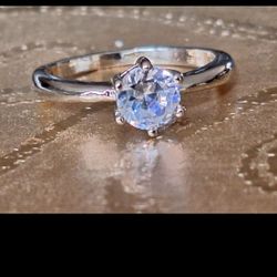 LAST CHANCE... 2 Carat Round Cut Diamondish Engagement Ring. sz 6.5