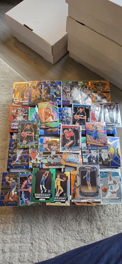 2500+ Modern NBA Card Collection – Prizm, Select, Donruss – Tons of Rookie Parallels