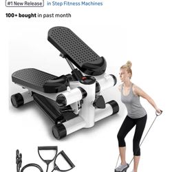 Mini Stepper With Resistance Bands 