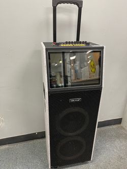 Dolphin karaoke speaker with mic (2175)