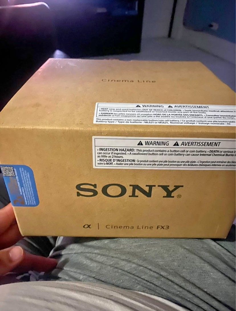 Full Frame Cinema Line Camera Sony Alpha ILME-FX3