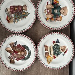 Sakura 1 set 4 salad plates 