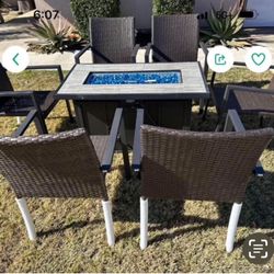brand new patio fire pit 42 “ set