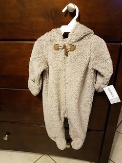 Carter's bear onesie