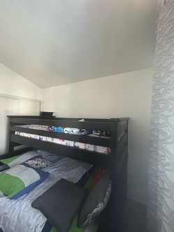 Twin bed frame, mattress and Bedsheet