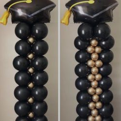 Balloom Column Graduation 