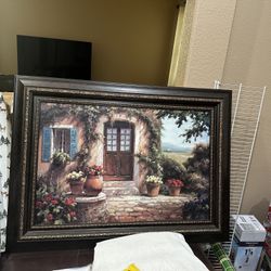 45” X 33” painting in frame