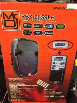 Mr. DJ self amplified Bluetooth speaker