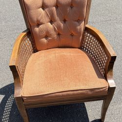 Velvet Mid Century Lounge Chair