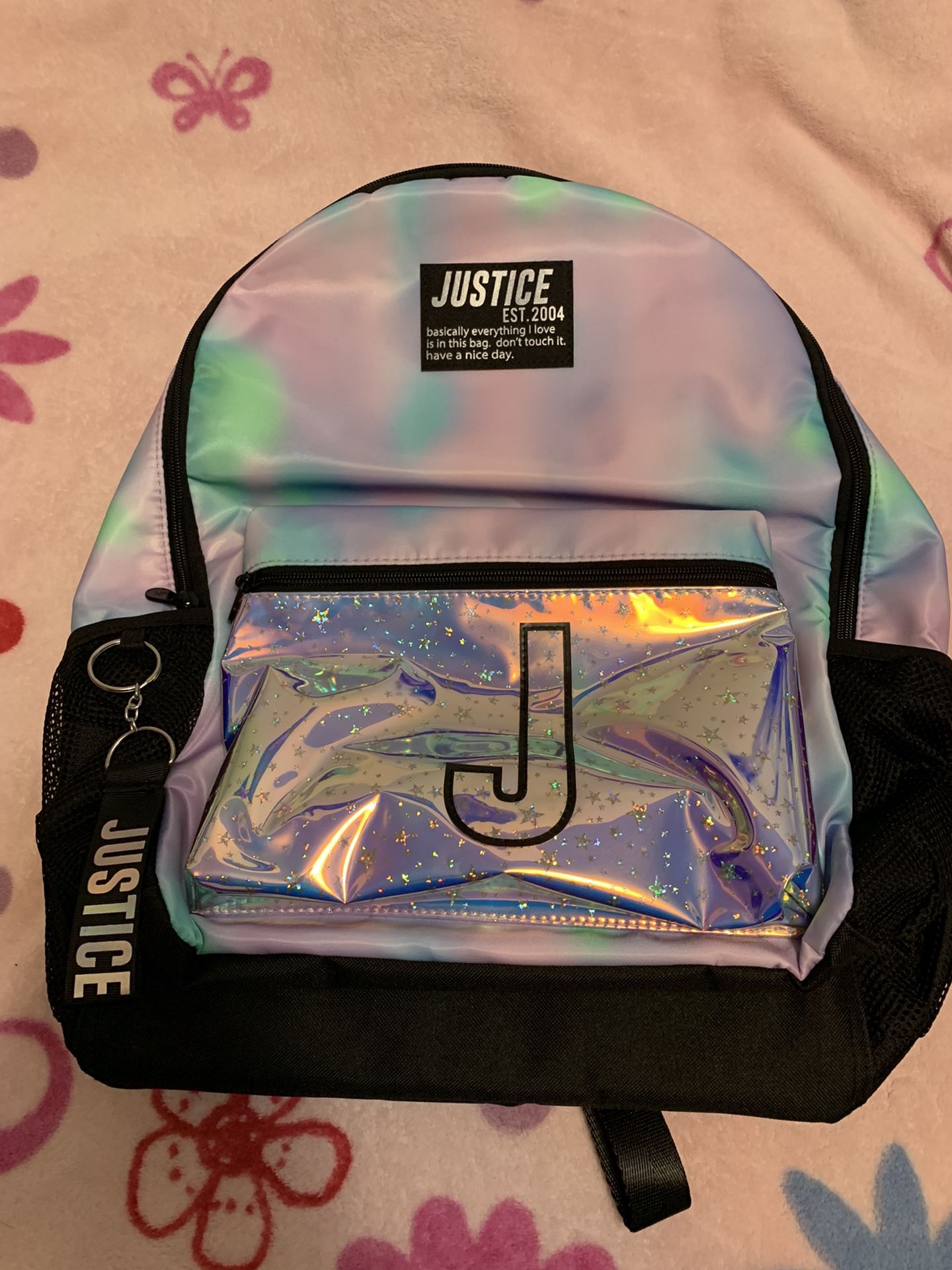 JUSTICE Backpack With The Letter J